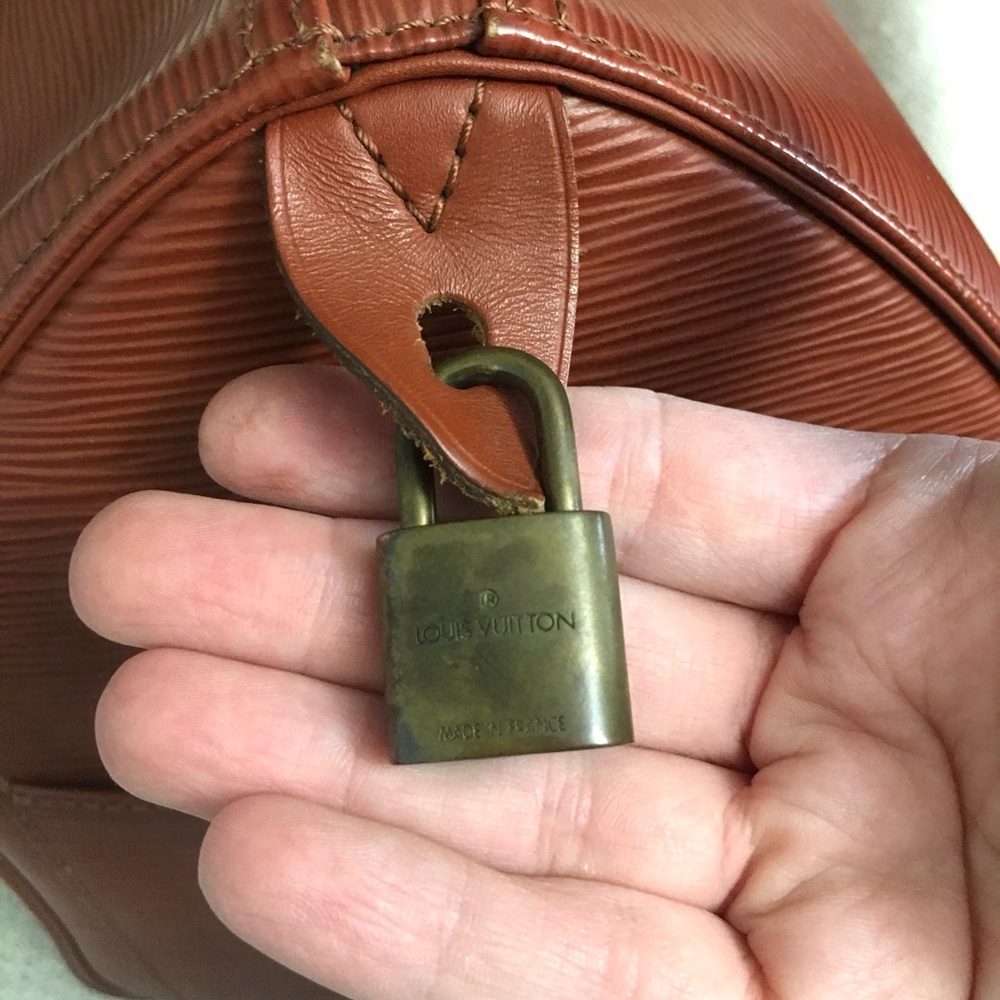 Louis Vuitton Burnt Orange Epi Leather Satchel-read listing - Picture 11 of 16